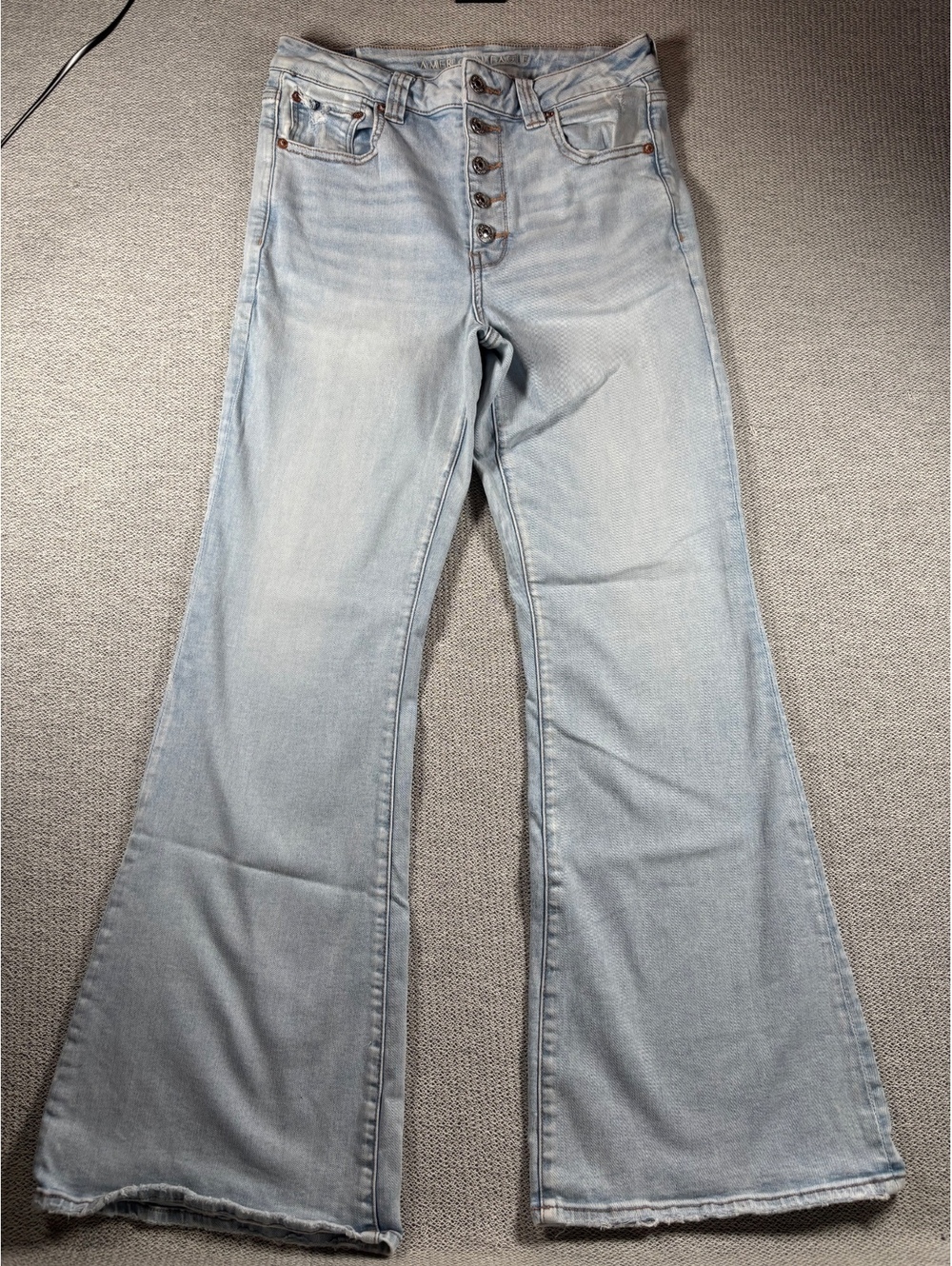 American Eagle Next Level Stretch High-Rise Flared Jeans Size 12